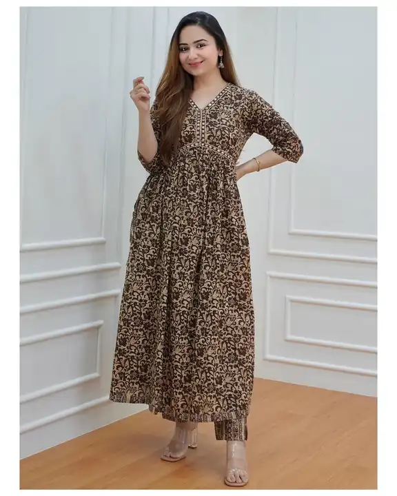 Cotton kurti with pant  uploaded by business on 8/25/2023