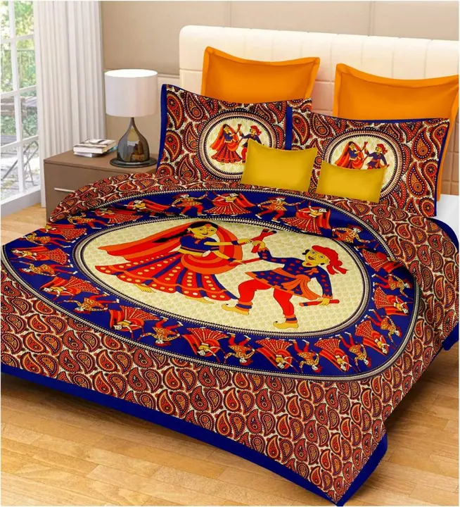 Screen print bedsheet  uploaded by business on 8/25/2023