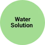Business logo of Water Solution
