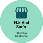 Business logo of N.K AND SON'S