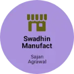 Business logo of Swadhin manufacturing company