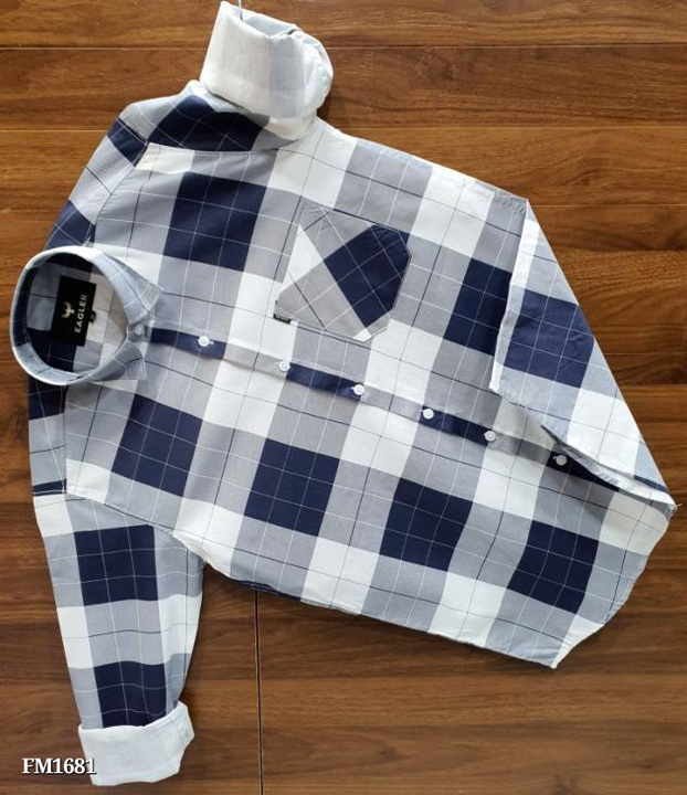 Catalog Name: *Premium Cotton Check Shirt*

*EAGLER*\n*_LUXURY HANDCRAFTED_*\n\n*PREMIUM CHECK SHIRT uploaded by Aapal gharch dukan  on 8/26/2023