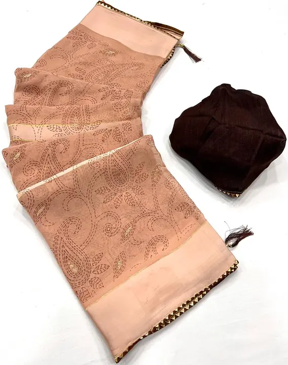 Georgette saree  uploaded by RV FASHION on 8/26/2023