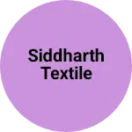 Business logo of Siddharth Textile