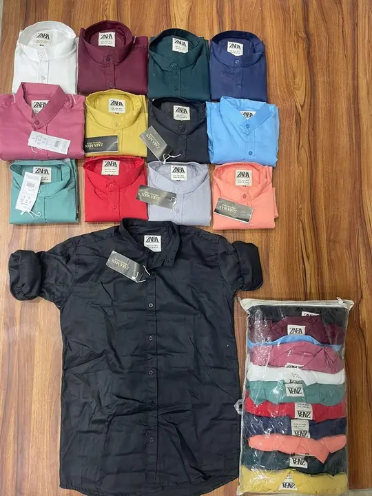 Post image Hey! Checkout my new product called
Zera ban coloar shirt 
Fabirc - 40-40 twill
Size - M L xl 
Colour -12
Set-36 pcs

160 rs.