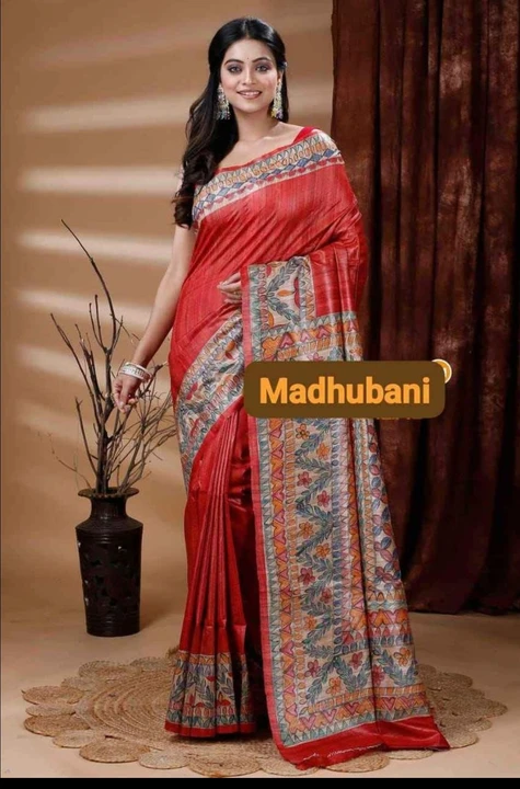 Product uploaded by Manufacturer of tussar gheecha 100 % silk saree on 8/26/2023