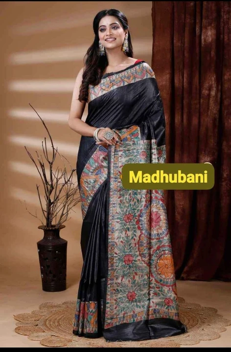 Product uploaded by Manufacturer of tussar gheecha 100 % silk saree on 8/26/2023