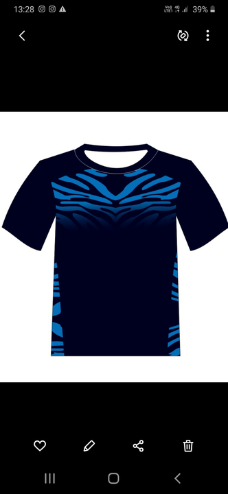 Sports polyster T shirt for men  uploaded by Fashion way on 8/26/2023