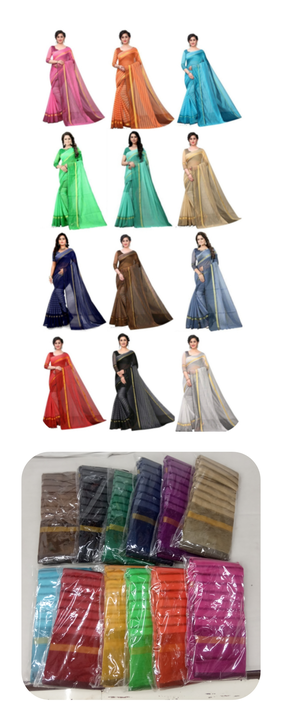 Trendy popular low range fancy saree uploaded by NARMADA SILK on 8/26/2023