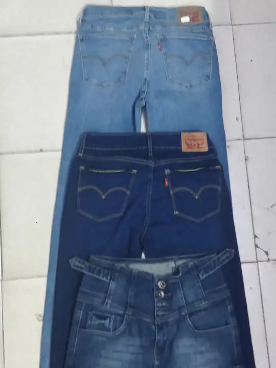 Ledies      Levies jeans 100/guaranteed  uploaded by Delhi fashion garments on 8/26/2023