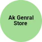 Business logo of Ak Genral store
