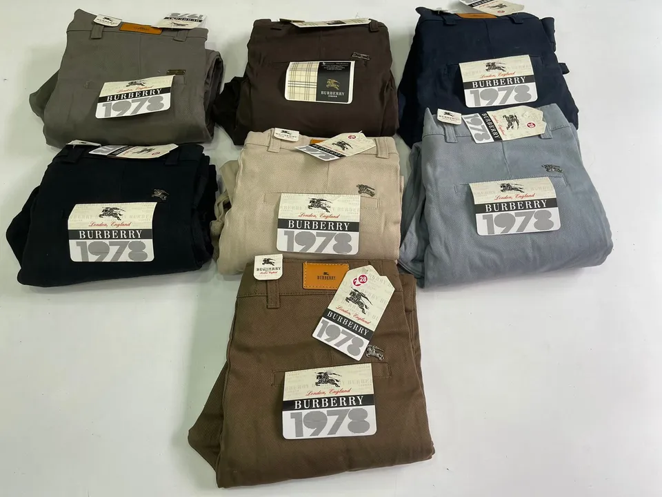 Post image Hey! Checkout my new product called
*Burberry 1978*

Cotton dobby  fabirc 
Size -28-30-30-32-34
Ratio- 1-  1-   1-    1-   1 
Colour - 7.