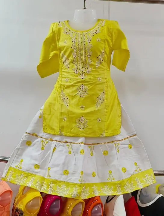 Kurti with Skirt  uploaded by business on 8/26/2023