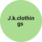 Business logo of J.k.clothings