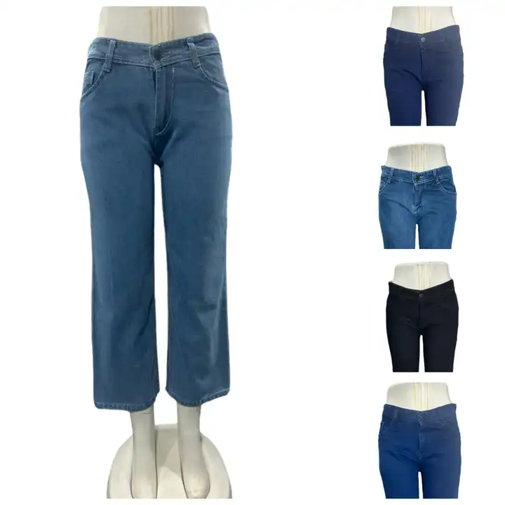 1 BUTTON FLAT NONSTRTCBLR DENIM WOMEN JEANS  uploaded by Revon jeans on 8/26/2023