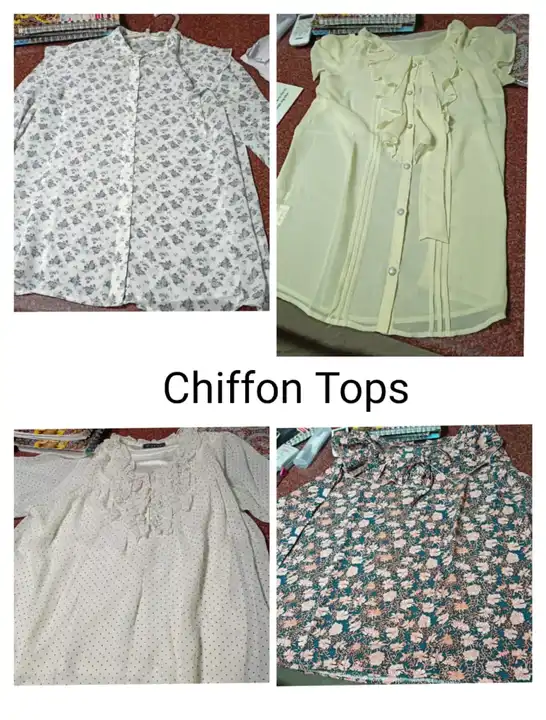 Ladies Chiffon Top uploaded by Gurudev Textiles on 8/26/2023