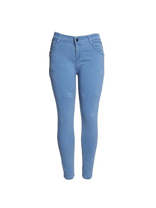 1 BUTTON LOW TORN KNITTING STRETCHABLE WOMEN JEANS  uploaded by Revon jeans on 8/26/2023