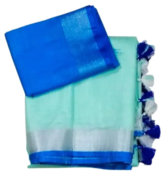 Cotton slub saree  uploaded by Nawaz handloom on 8/26/2023