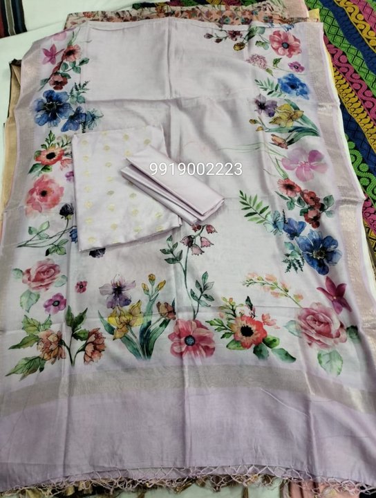 Chanderi Silk Suit Sets Manufacturer in Varanasi  uploaded by U.S. FASHION BANARAS on 8/27/2023