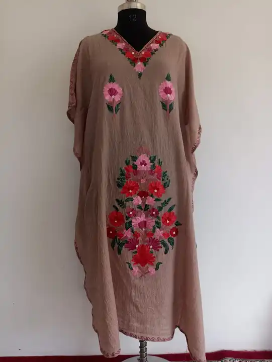 Crush cotton long kaftan  uploaded by business on 8/27/2023