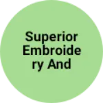 Business logo of Superior embroidery and fabric point