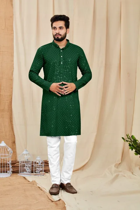 Sequence work kurta  uploaded by business on 8/27/2023