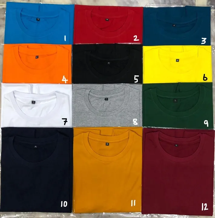 Plain Round Neck & Polo T-shirt  uploaded by business on 8/27/2023