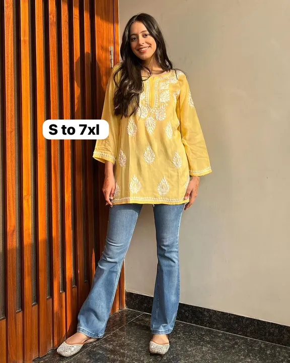 M to XXL Embroidery Short 💃🏻 Kurtas ON SALE uploaded by Rang Bhoomi on 8/27/2023