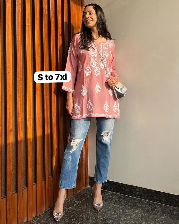 M to XXL Embroidery Short 💃🏻 Kurtas uploaded by business on 8/27/2023