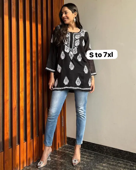 M to XXL Embroidery Short 💃🏻 Kurtas ON SALE uploaded by Rang Bhoomi on 8/27/2023