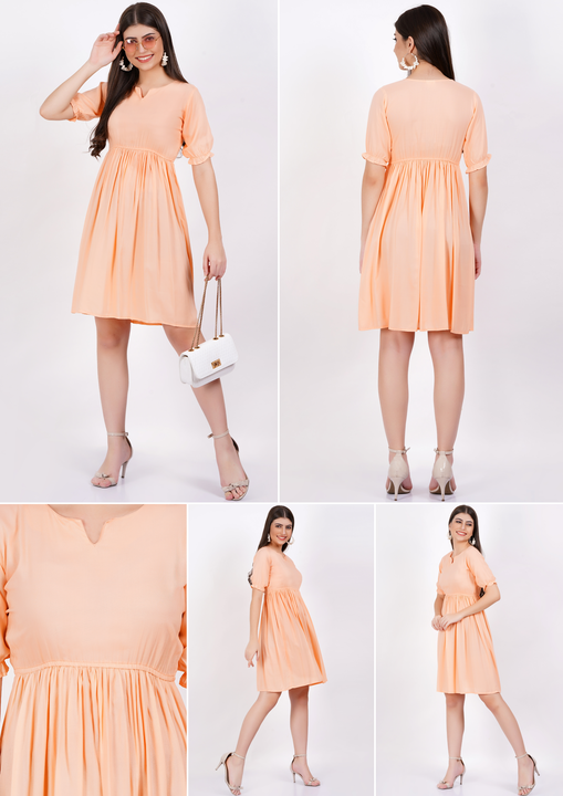 Majestykart Women's Western Wear Solid Dresses  uploaded by Mahalakshami Enterprises (Majestykart) on 8/27/2023