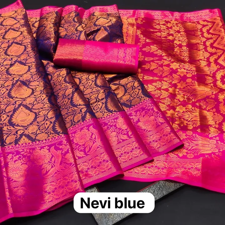 Kanjivaram Copper zari Saree  uploaded by Krisha Enterprise on 8/27/2023