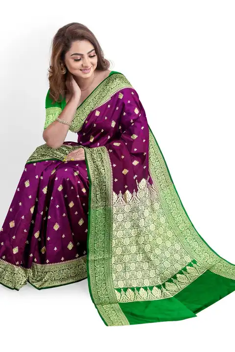 Powerloom saree  uploaded by Pure silk saree wholesale on 8/27/2023