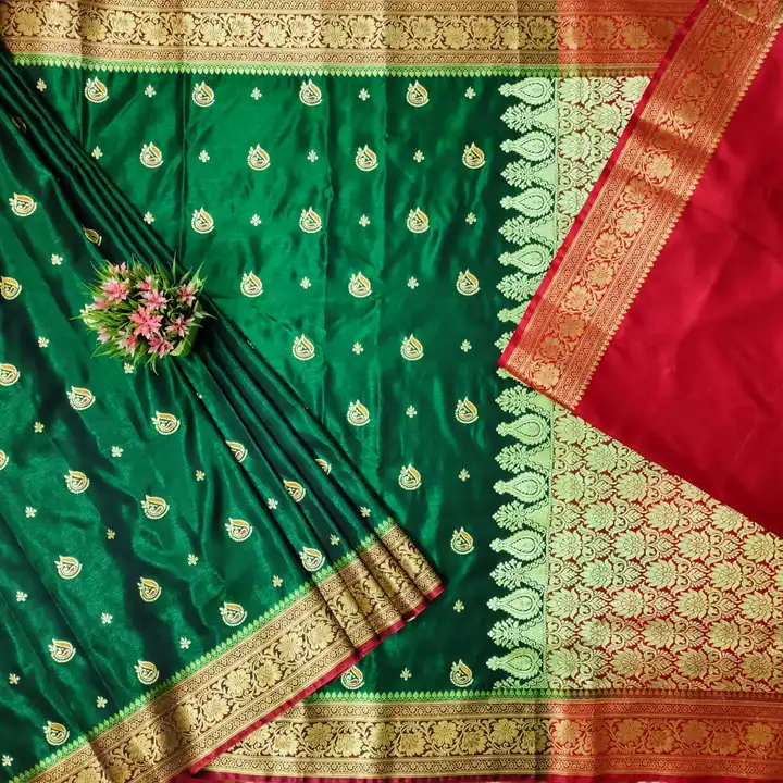 Powerloom saree  uploaded by Pure silk saree wholesale on 8/27/2023