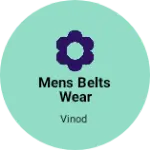 Business logo of Leather Belts wear