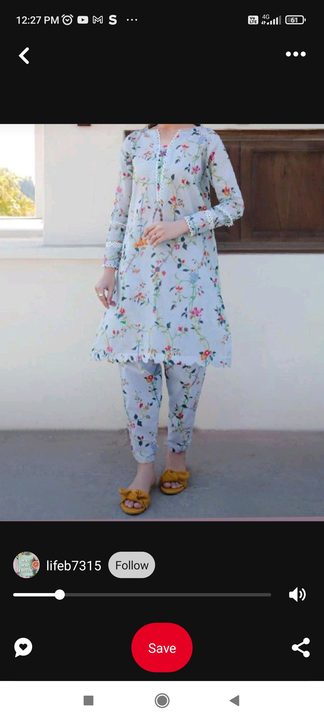 Kurti with pant uploaded by business on 8/27/2023