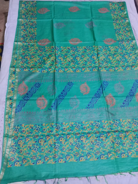 Bhagalpuri silk saree uploaded by Silk saree etc on 8/27/2023