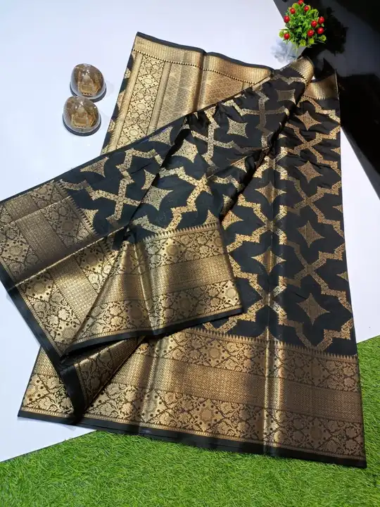 Banarasi desainer very beautiful color silk sarees uploaded by Ms & sons on 8/28/2023