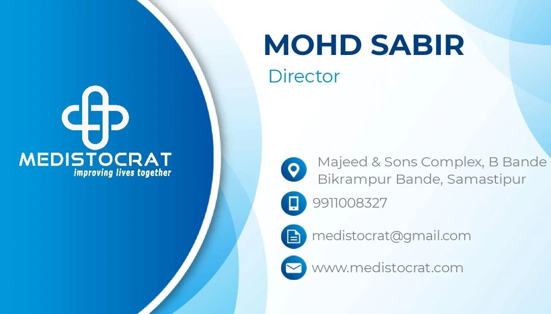 Visiting card store images of Medistocrat 