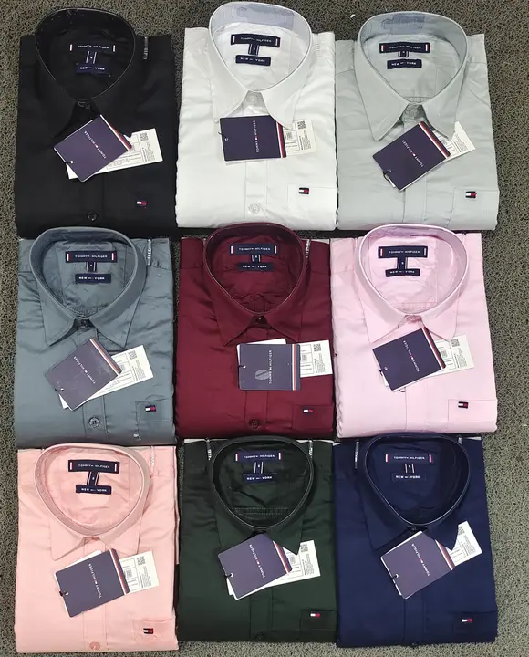 Mens Premium Sartin Plain Shirt uploaded by Bhatia Textile on 8/28/2023