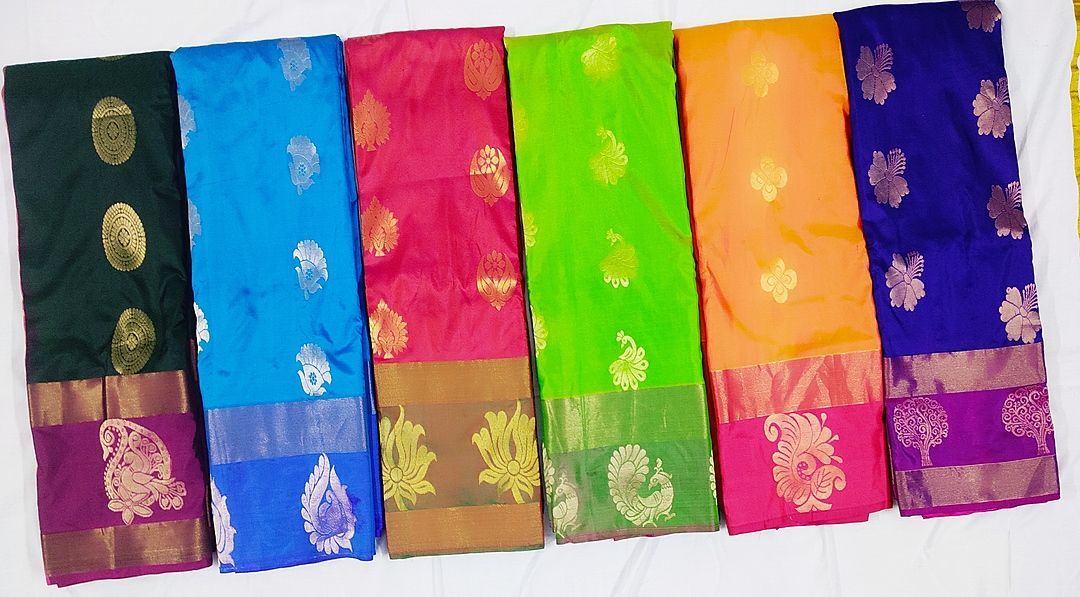 Pure soft silk saree uploaded by Vasudevan silks on 7/17/2020