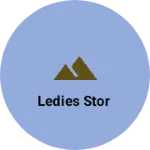 Business logo of Ledies stor