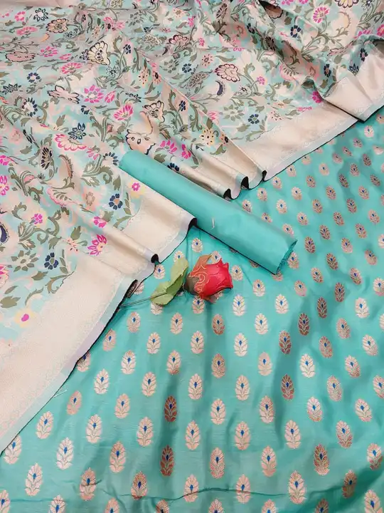 Banarasi Cotton Silk Suits  uploaded by REGALIA WEAVERS ENTERPRISES on 8/28/2023