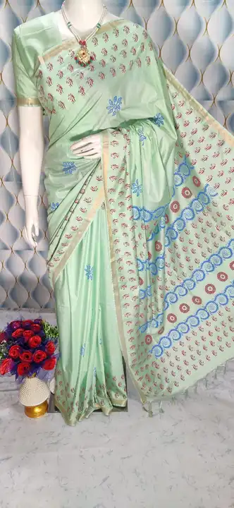 Katan silk saree  uploaded by business on 8/28/2023