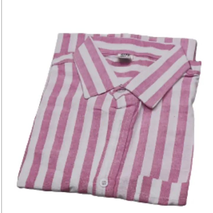 Pink Khadi Patta Shirts uploaded by Rafiya Traders on 8/28/2023