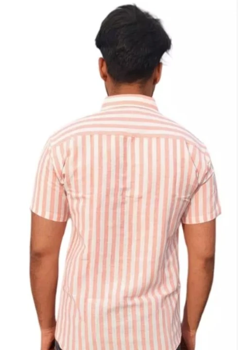 Orange khadi patta Shirts uploaded by Rafiya Traders on 8/28/2023