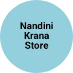 Business logo of Nandini krana store