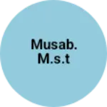 Business logo of Musab. M.S.T