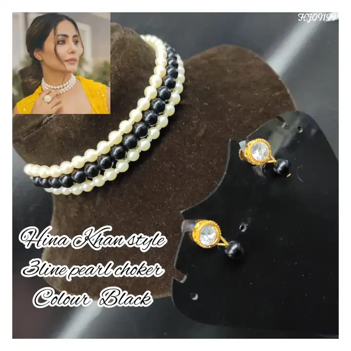 3 aline Pearl Mala  uploaded by Sudha Creations  on 8/28/2023