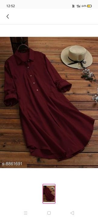 Rayon women's tunic uploaded by business on 3/20/2021